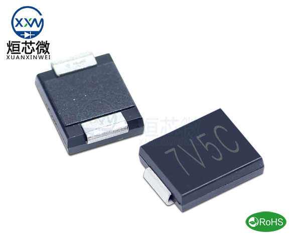 1.5SMC7.5CA參數(shù),TVS二極管1.5SMC7.5CA瞬態(tài)抑制二極管
